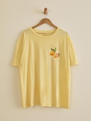 Positano Fruit Stand Oversized Tee - ARULA - 