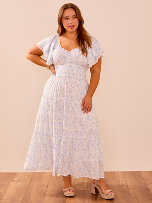 Dallis Floral Maxi Dress - ARULA - 