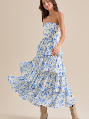 Halina Floral Maxi Dress - ARULA