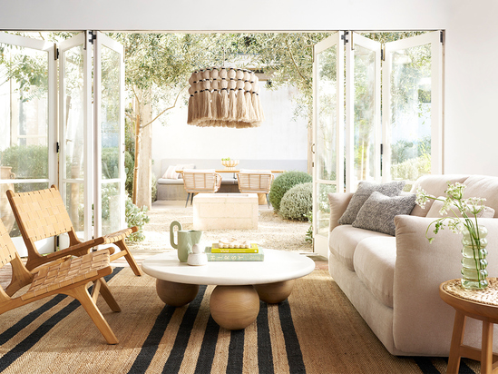 Kylie Cement Coffee Table - ARULA - 