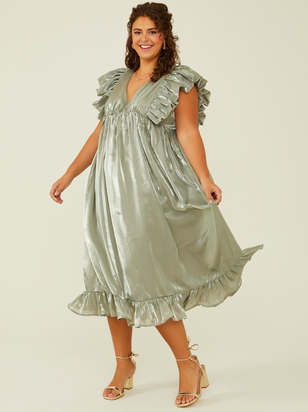 Monica Shimmer Maxi Dress - ARULA