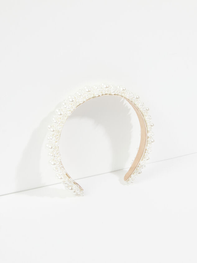 Kaya Pearl Headband Detail 1 - ARULA