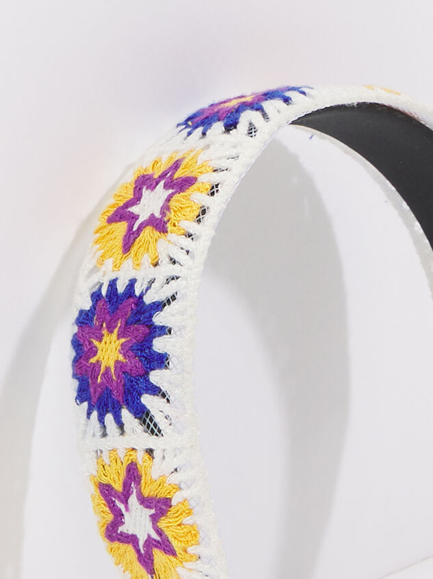 Jacqueline Crochet Headband Detail 2 - ARULA