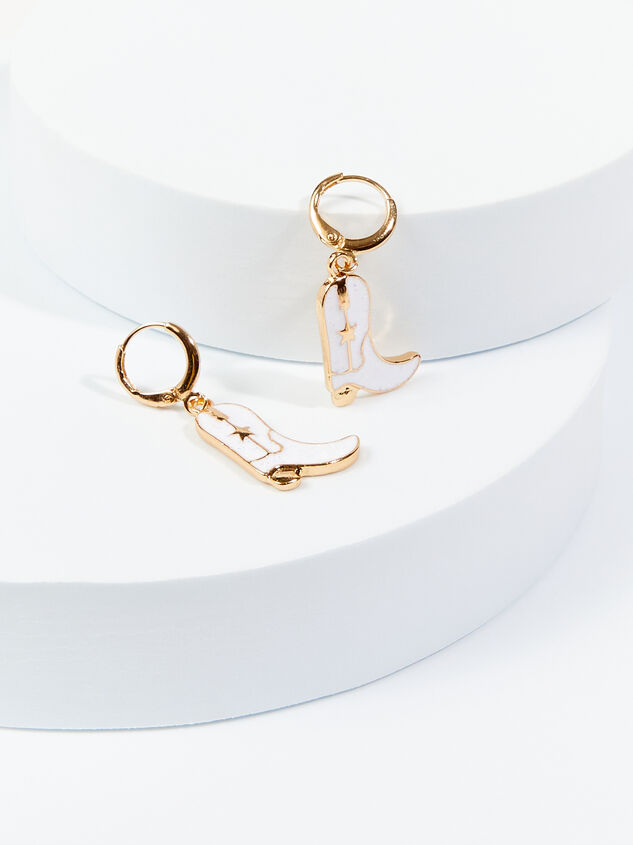 Glitter Cowgirl Boot Earrings - ARULA