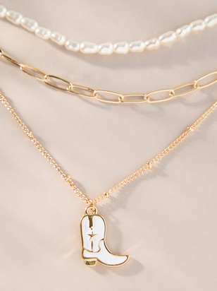 Cowboy Pearl Necklace - ARULA
