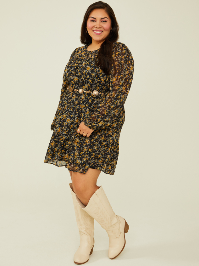 Adalee Floral Dress Detail 2 - ARULA