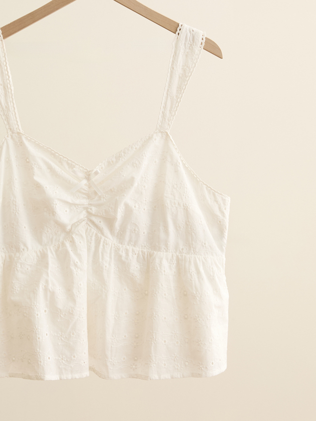 Carley Eyelet Tank Detail 2 - ARULA