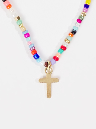 Calla Cross Necklace - ARULA