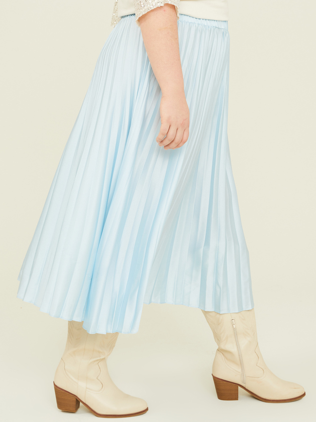 McKinley Pleated Maxi Skirt Detail 3 - ARULA