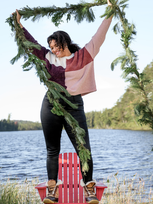 Zoey Colorblock Sweater - ARULA