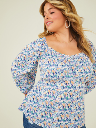 Elsa Floral Top - ARULA