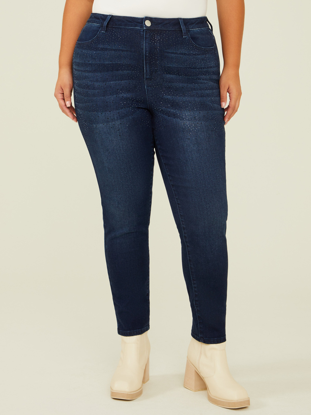 Alexa Studded Skinny Jeans Detail 4 - ARULA