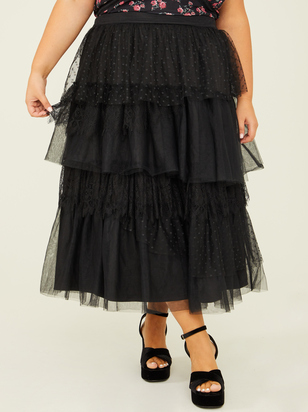 Gemma Tulle Maxi Skirt - ARULA