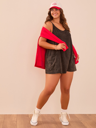 Hang Tough Mineral Wash Mini Dress - ARULA