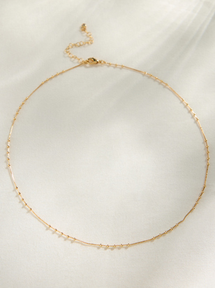 Dainty Ball Chain Necklace - ARULA