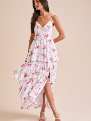 Goldice Floral Maxi Dress - ARULA - 