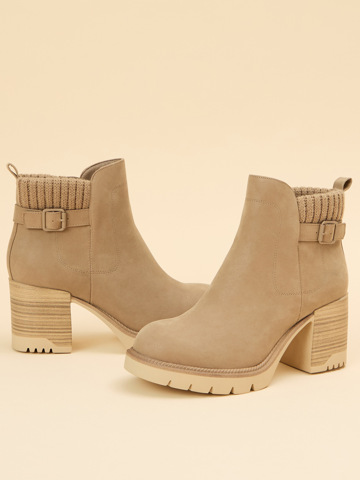 Wide width booties top