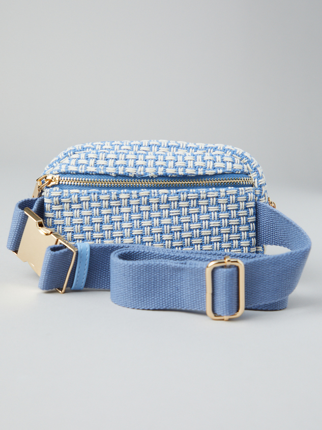 Checkered Belt Bag Detail 2 - ARULA