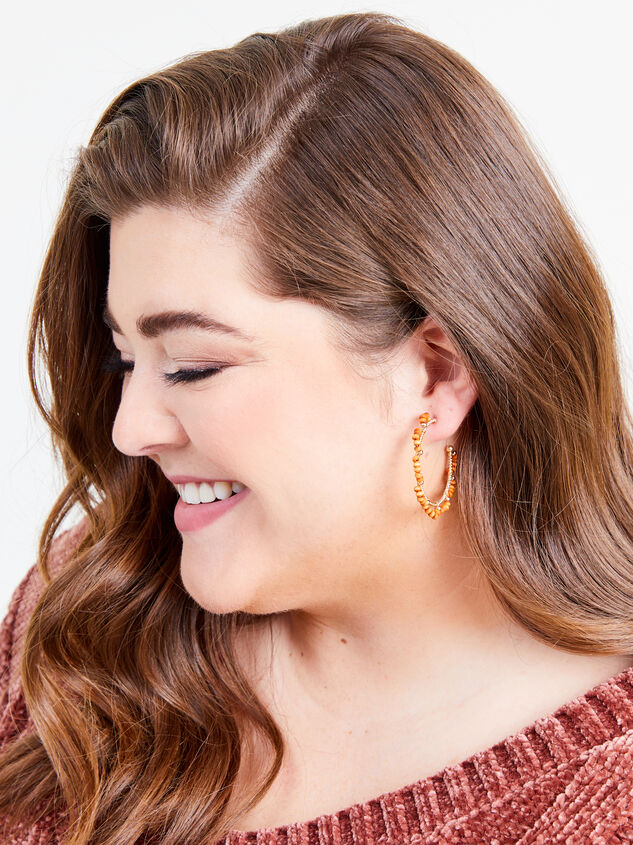 Jessa Hoop Earrings Detail 2 - ARULA