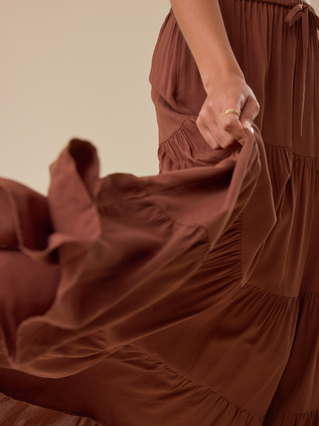 Lorie Midi Skirt Detail 3 - ARULA