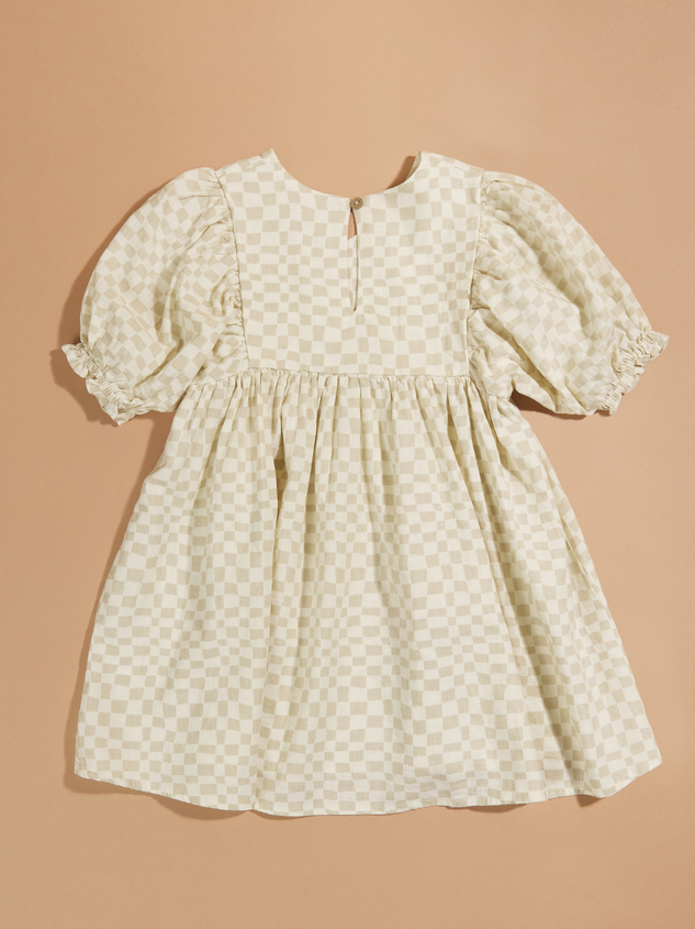 Addison Checkered Dress by Rylee + Cru Detail 2 - ARULA