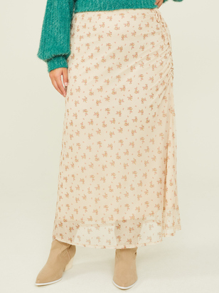 Kehlani Floral Midi Skirt - ARULA