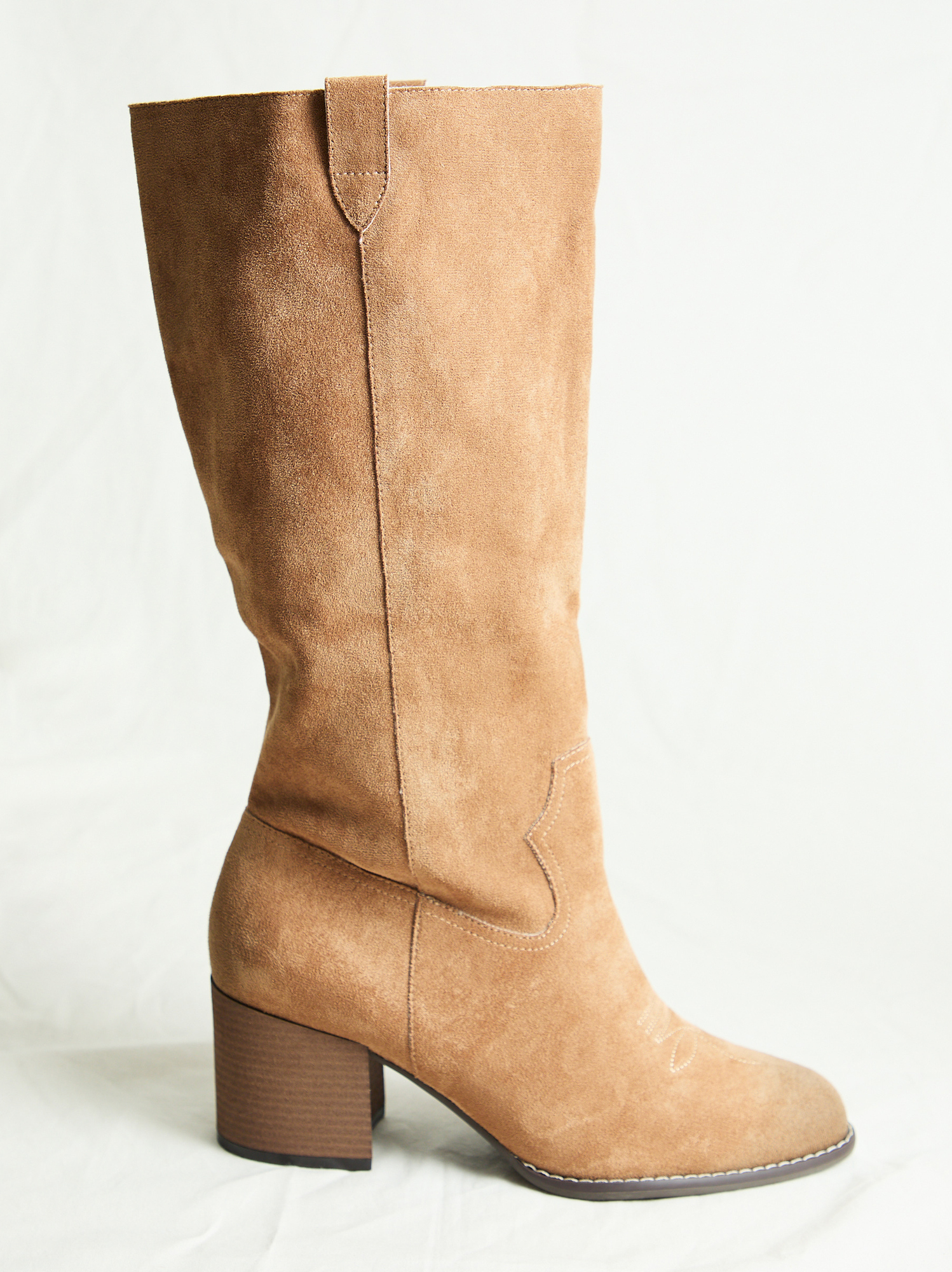 Taupe calf boots cheap