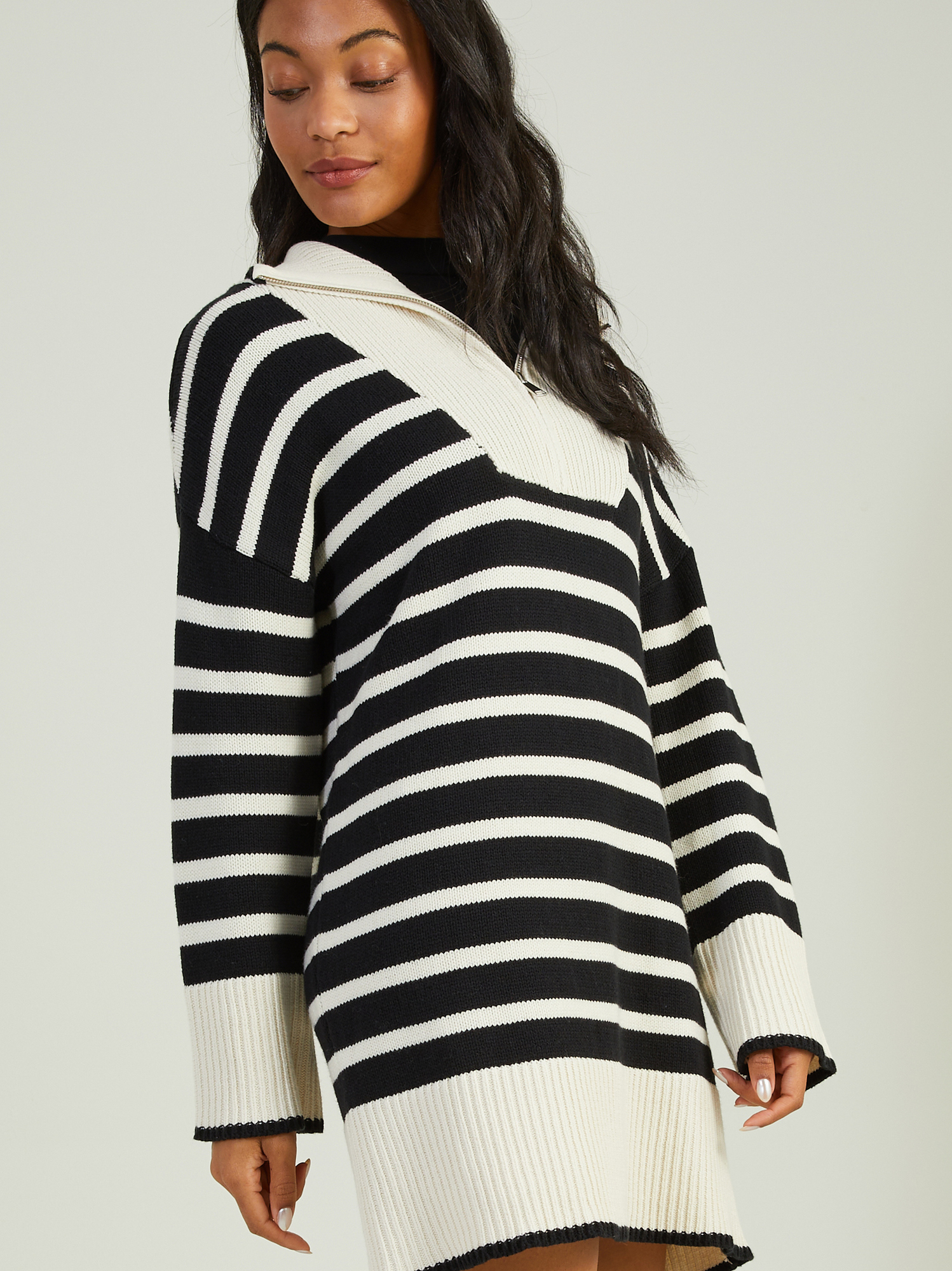 Arden Sweater Dress in Black Altar d State