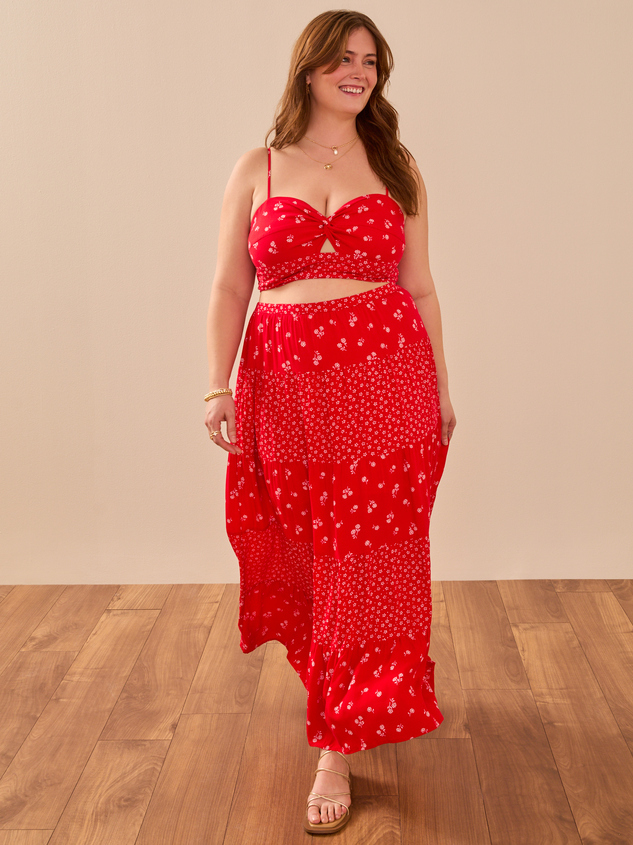 Fleur Twist Front Tank Detail 2 - ARULA