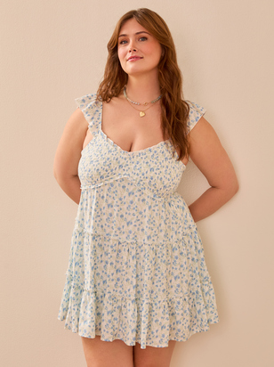Regina Floral Mini Dress - ARULA