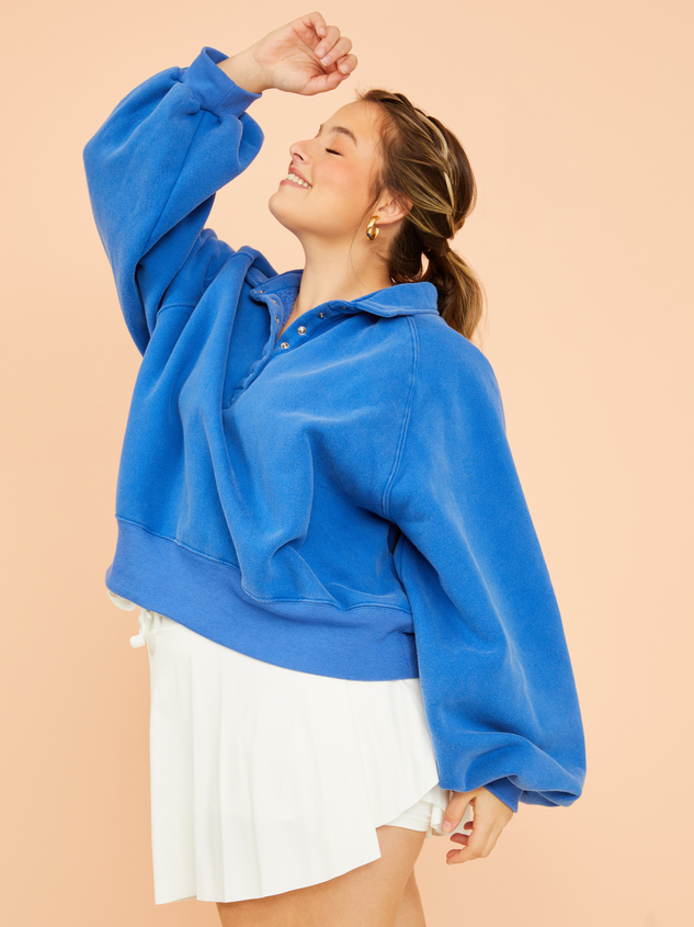 Power Up Pullover Detail 4 - ARULA