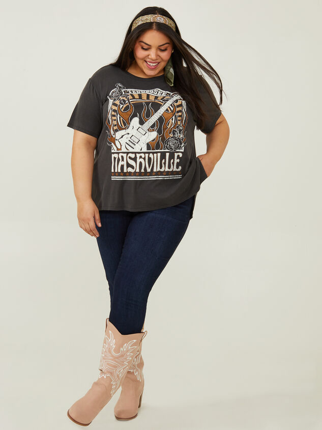 Nashville Flames Tee Detail 5 - ARULA