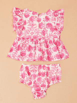 Talia Floral Tank and Bloomer Set - ARULA