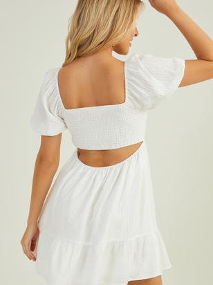 Madelyn Puff Sleeve Dress - ARULA