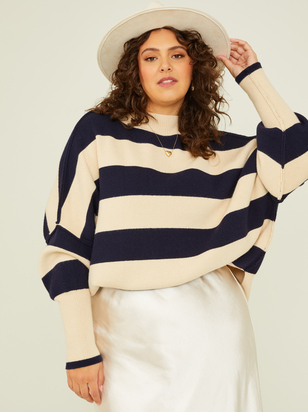 Ruby Striped Sweater - ARULA