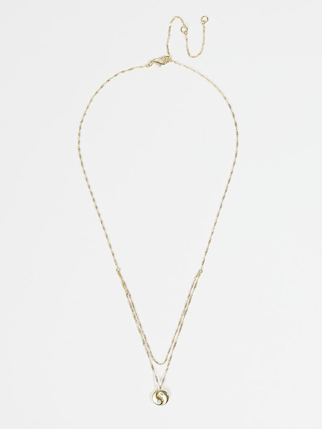 18k Gold Ying Yang Necklace Detail 1 - ARULA