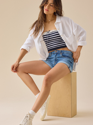 Joely Denim Shorts - ARULA - 
