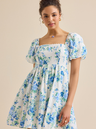 Audra Floral Mini Dress - ARULA - 